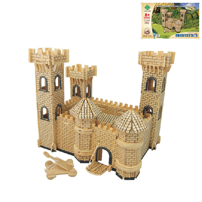 Wooden 3d puzzle - Picture color