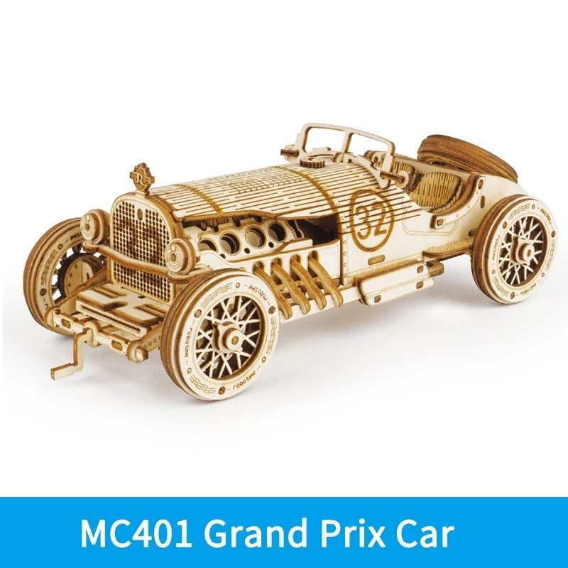 Robotime 3D Wooden Puzzle Prime Steam Express Model DIY Kit Puzzle Toy - MC401