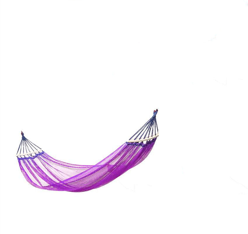 Outdoor camping hammock - Purple / 190x130cm