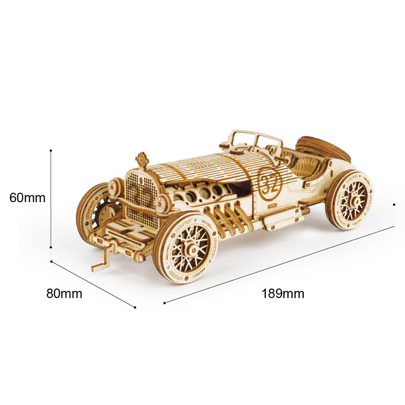 Robotime 3D Wooden Puzzle Prime Steam Express Model DIY Kit Puzzle Toy