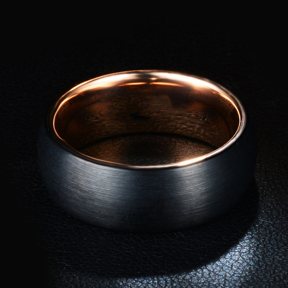 Ring för män i stål