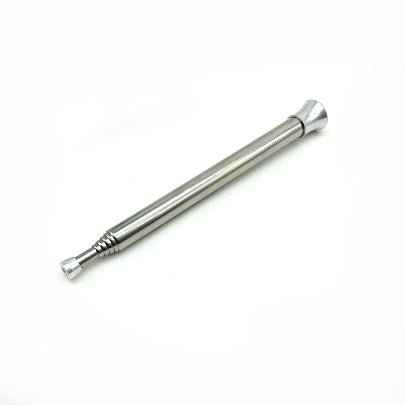 Outdoor Camping Portable Telescopic Fire Blower - Stainless steel