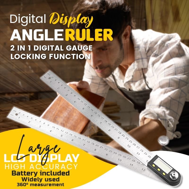 Stainless Steel Digital Display Angle Ruler Supply Electronic Protractor - SLYSJ300