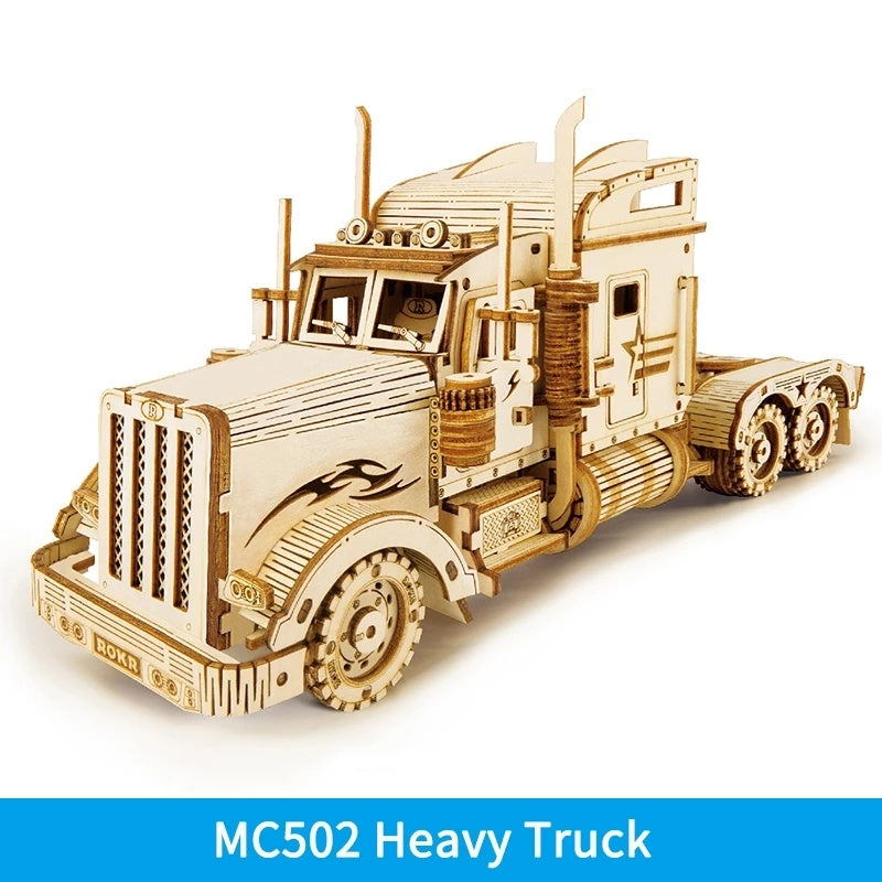 Robotime 3D Wooden Puzzle Prime Steam Express Model DIY Kit Puzzle Toy - MC502