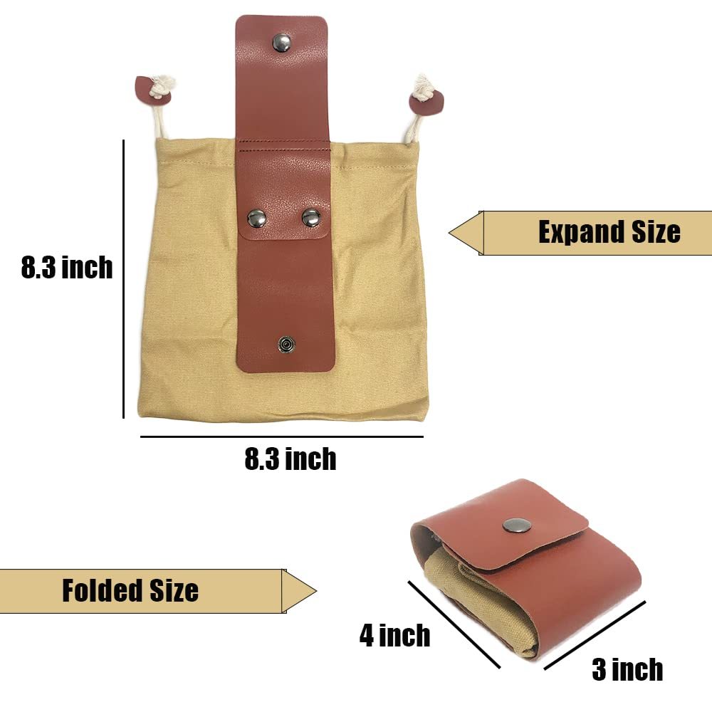 Outdoor Picking Multifunctional Bag Hanging Waist Kit Waist Strap Bag Folding Canvas Kit Canvas Fruit Harvest Pouch For