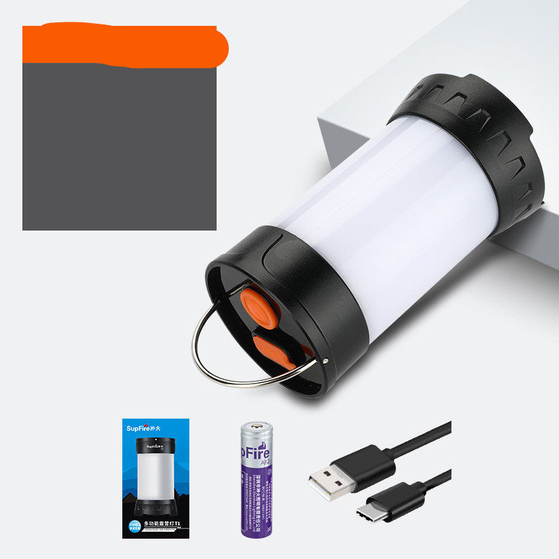 Camping Lights Camping Lights Outdoor Multi-function LED Rechargeable Super Bright Tent Camping Stall Lights - White