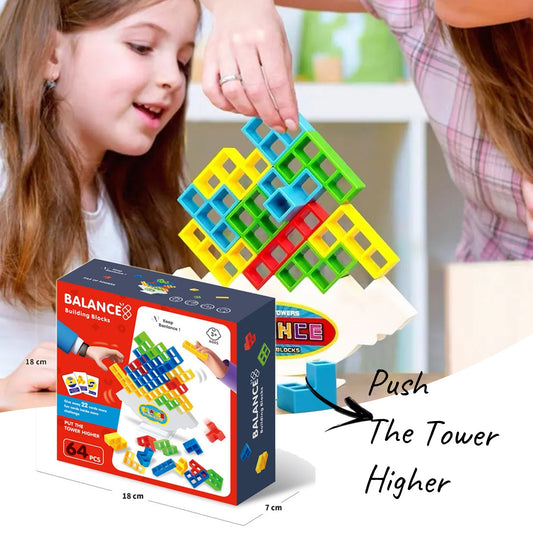 Balance Stacking Board Games Kids Adults Tower Block Toys For Family Parties Travel Games Boys Girls Puzzle Buliding