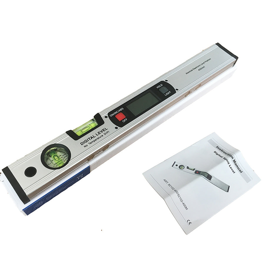 Magnetic angle meter angle ruler digital display level ruler electronic level ruler digital slope meter 400MM angle