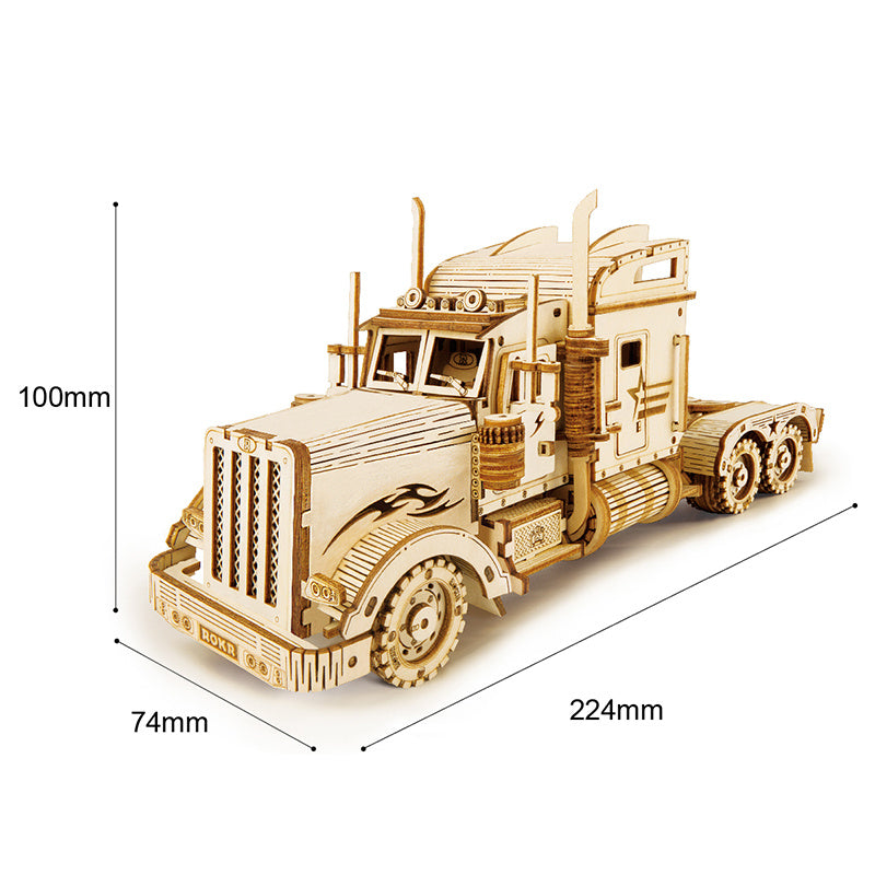 Robotime 3D Wooden Puzzle Prime Steam Express Model DIY Kit Puzzle Toy