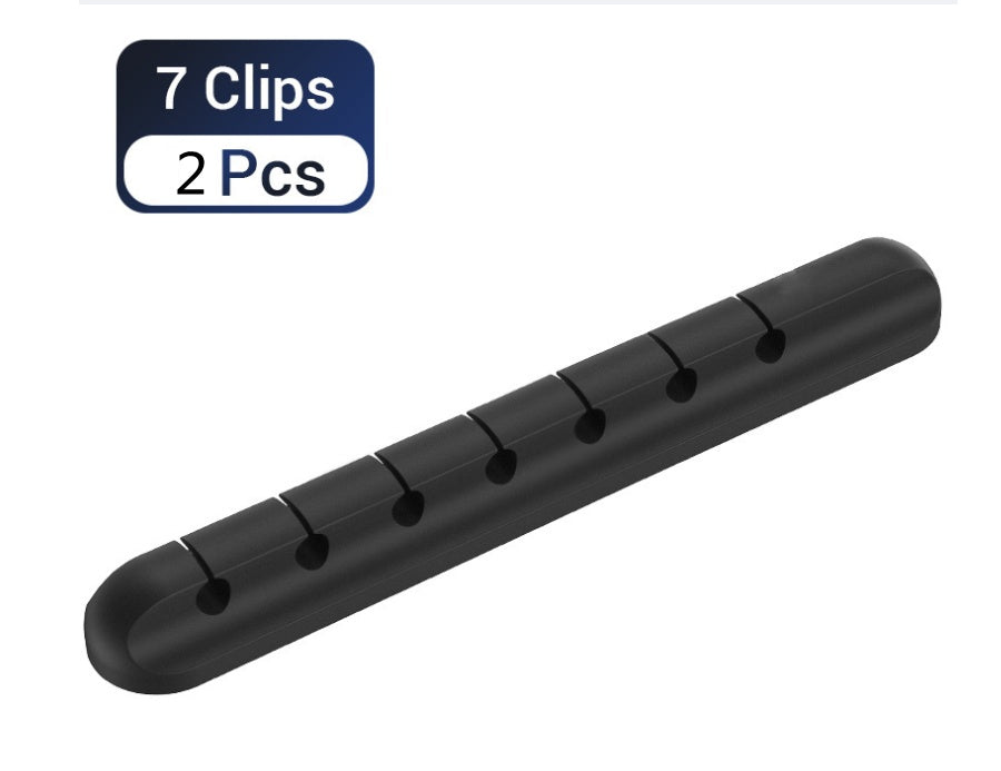 Silicone Cable Organizer Clips, 2-Pack