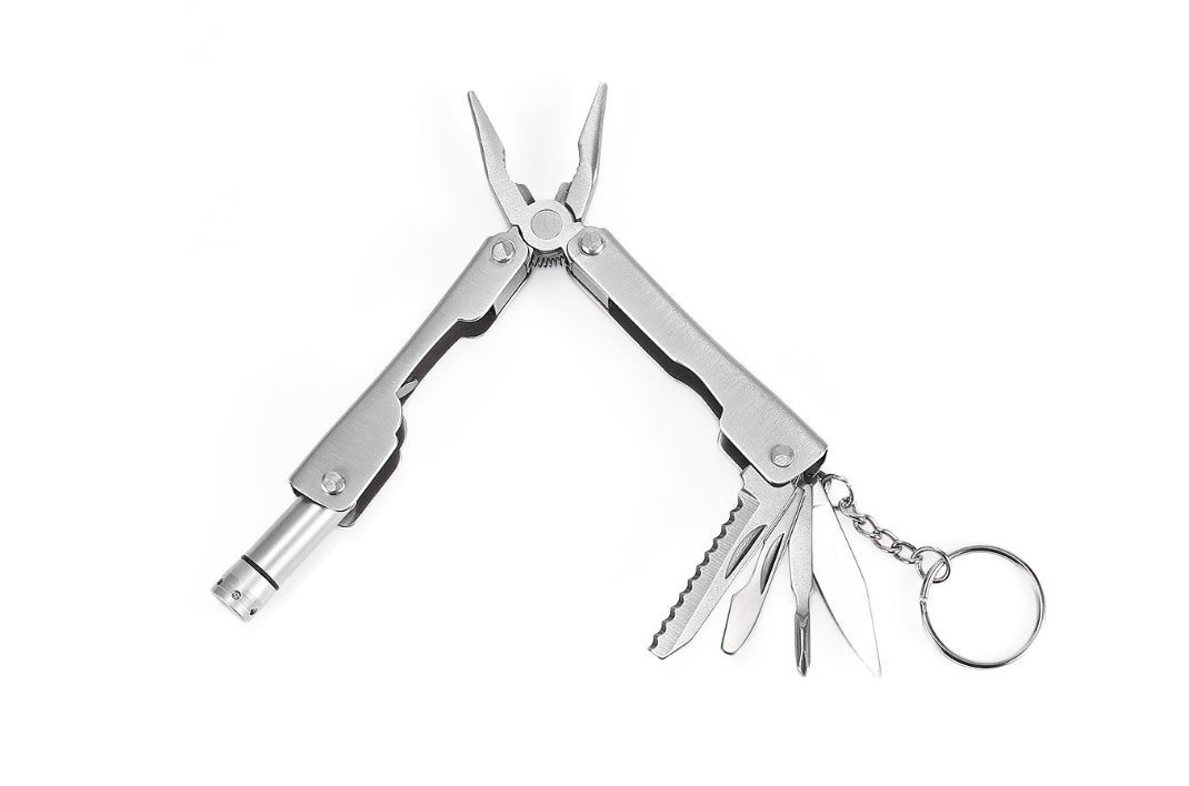 Outdoor SOS box emergency box small iron box camping multi-purpose tool emergency equipment set - A