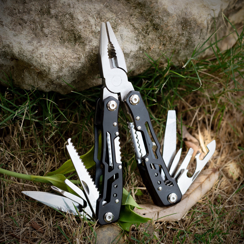 All Steel Multi-function Pliers - Black