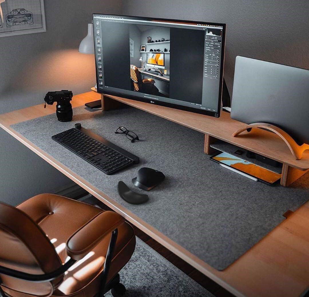Ergonomisk handledsstöd musmatta för kontor