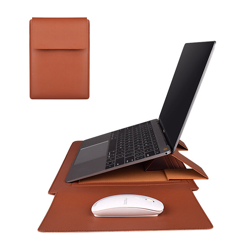 Skyddande fodral med musmatta för laptop