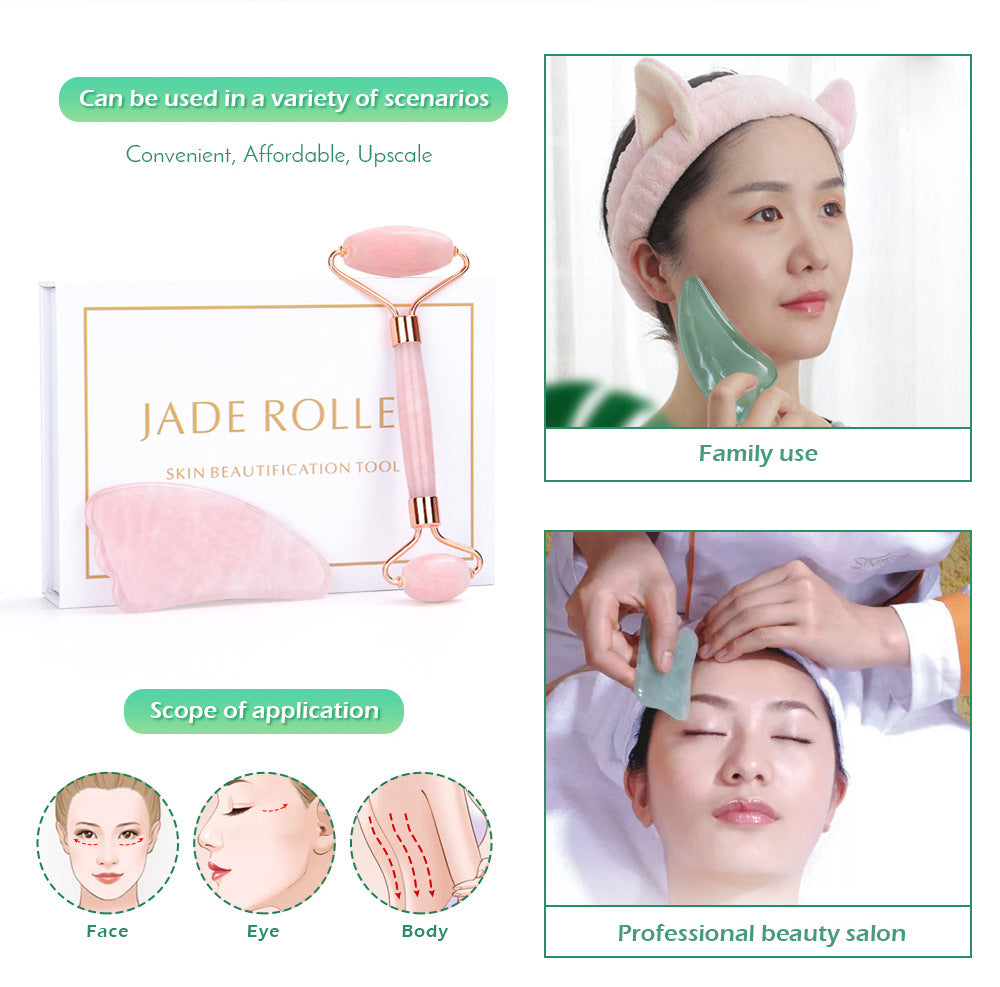 Jade Roller ansiktsmassage